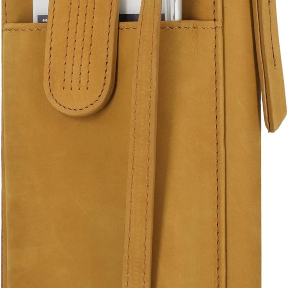 Women's RFID Leather Phone Crossbody Wallet Bag